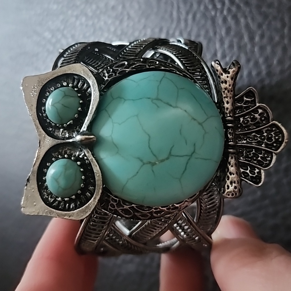 Owl cuff bracelet